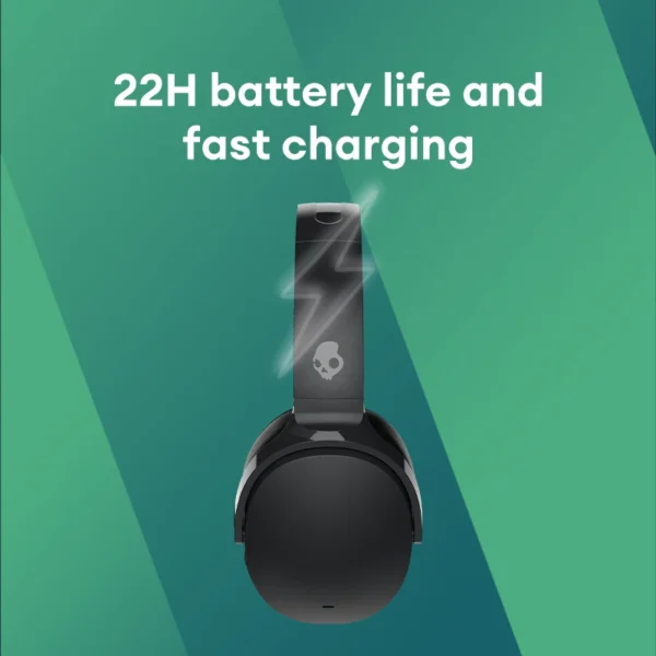 Skullcandy Hesh ANC Over-Ear Wireless Headsets Long Endurance Headphones Bluetooth Gaming Sports Volume Control Earphones - Image 4